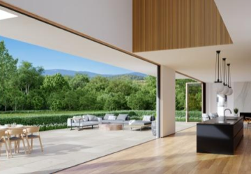 La Cantina folding door open